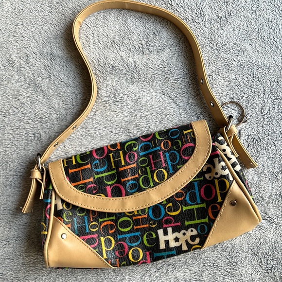 🌈Multicoloured HOPE Mini Handbag/Purse - Picture 1 of 11